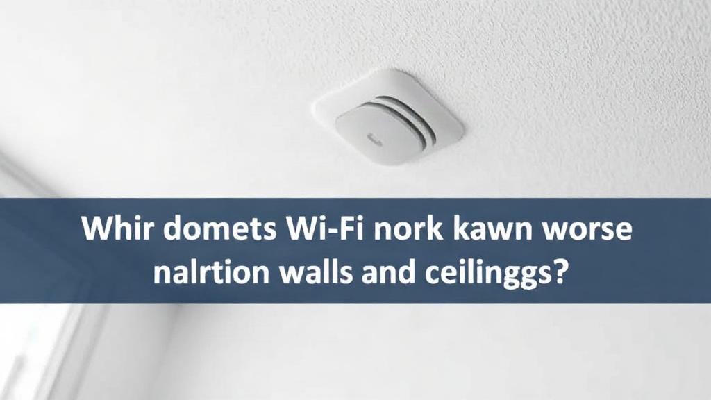Dlaczego Wi-Fi działa gorzej przez ściany i stropy?. Strop bywa jeszcze większym przeciwnikiem Dlaczego Wi-Fi działa gorzej przez ściany i stropy?. Strop bywa jeszcze większym przeciwnikiem